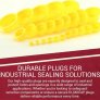 Thick Wide Flange Tapered Plastic Closing Plug Plumbing Valve Pipe Hydraulic Cylinder Anti Dust Protective Plug Covers