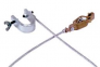 All Purpose Bond Wire, for bonding drums to one another , to containers being filled, and to racks. 3 ft. long heavy duty insulated wire rope with ‘C’ clamp on one end and alligator clip on the other end.
