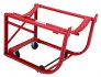 CWS-10 Standard Steel Drum Cradle. Convenient way to tip, drain and store 55-gallon steel drum for one man operation. With 2.5″ polyolefin wheels., self storing load tipping lever and swivel casters. Dim.: 32.5″ x 19.5″W x 15″H. We