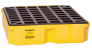 EAGLE 1-Drum Spill Pallet , 15-Gallon Sump Capacity Modular Spill Containemnt Platform without drainage.Dim.: 26 1/4″ x 26″ x 6 1/2″H.