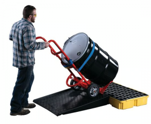 EAGLE 2-Drum Modular , 30-Gallon Sump Capacity Modular Spill Containemnt Platform without drainage.Dim.: 26 1/4″ x 51 1/2″ x 6 1/2″H.