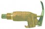 Heavy Duty Brass Faucet, c/w Rigid Shank. External Flame Arrestor. FM Approved for use with oils (Under SAE) and non corrosive flammables.. Self Closing with PTFE gasket. .75″ NPT connection.