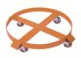 RSD Special Dolly for 55-Gallon Steel Drum , c/w 2 x 3″ Rigid & 2 x 3″ Swivel Castor wheels. Capacity : 900 lbs