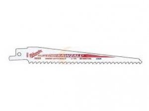 Super Sawzall Blades are made with matrix II High Speed Steelteeth. 6″Length 5/8TPI Blades designed to cut through wood with nails.