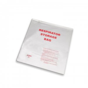Allegro Respirator Storage Bag, keeps equipment contamination free. 14″ x 16″. Translucent bag with zipper. Made of tough10 mil poly to last longer.