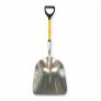 AMPCO Scoop Shovel, Square Point. 365mm Blade Width x 450mm Aluminium Alloy Scoop & Fiberglass Handle. Overall Length : 1350mm. Non-Sparkimg, Corrosion Resistant, Non-Magnetic
