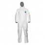 Tyvek Coverall Jumpsuit, c/w Elastic Hood, Wrist & Ankle. For protection against chemicals & dust. Cleanroom