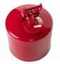 2.5 Gallon Metal Disposal Safety Can, Flame Arrester, Galvanized Steel, Red – 11 1/4″ x 12″H (Copy)