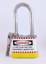 Laminated Steel Padlock, c/w Steel Shackle, 46mm Keyed Different. Includes 3 keys Colour : Yellow