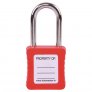 LM-ULPP-RS-R Ultimate Lockout Padlock Premium, 38mm Shackle, Keyed Different. Colour : Red