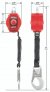 Miller TurboLite Personal Fall Limiter, Turbo w/ 6 FT Length Self-Retractable Web Lifeline w/Shock Absorber & Snap Hook. Eliminate Tripping & Entanglement