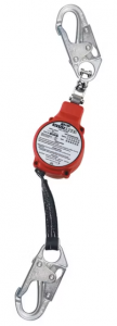 Self-Retracting Webbing Lanyard, c/w Swivel Snap Hook & Locking Snap Hook.. Inckudes Shock Absorber. 310 Load Capacity