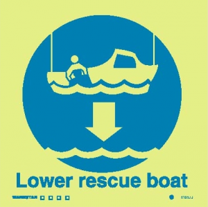 5105 Lower rescue boat 5105JJPR