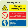 BATTERY LOCKER, RIGID PVC, 12″ x 12″ 3123MM