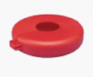 LM-GLV-2 Gate Valve Lockout for Ø 2 1/2″ to Ø 5″ Red
