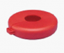 LM-GLV-2 Gate Valve Lockout for Ø 2 1/2″ to Ø 5″ Red