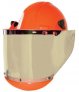 Salisbury Face Shield Complete w/ Chin Guard HRC 2 10 Cal/cm2 Arc Flash Protection AS1000HAT Orange
