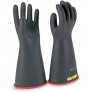 Class 1, Insulating Gloves 14″L. Size: 8 Small Yellow/Black Rubber Lineman’s Black E114YB/8, 10 KV (1 Pair)