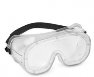 Goggle, OTG. Polycarbonate, Chemical Resistant, Anti-Fog, c/w Indirect Vent LY8155