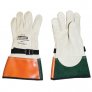 ILPG3S Size: 8-11, Leather Protector, Goat Skin Gloves, 12″L, Gauntlet Cuff, Beige