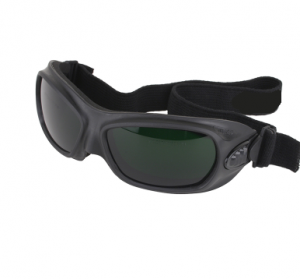 Jackson V80 Wildcat Safety Goggles, IRUV 5.0 Anti-Fog Lenses with Black Frame. High Heat Resistant up to 175 Deg.C 3013714