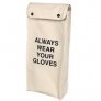 Salisbury Glove Bag, 1-Pocket. 14″Length Glove Bag WHITE