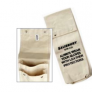 Salisbury Glove Bag, 2-Pocket. GPB-118 Glove Bag 18″ Length WHITE