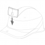 DELTA PLUS BADGE-U UNIVERSAL BADGE HOLDER FOR HELMET