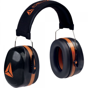 DELTA PLUS MAGNYKA MAGNY-COURS EARMUFF DEFENDERS, BEIGE/BLACK