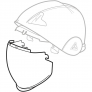 DELTA PLUS VISONYXPR SPARE VISOR FOR ONYX HELMET