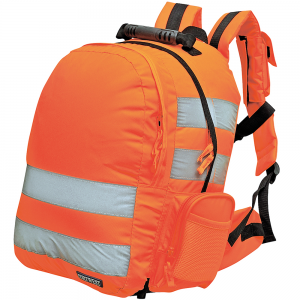 PORTWEST B904 QUICK RELEASE HI-VIS RUCKSACK