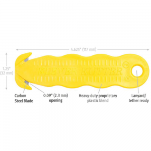 KLEVER KCJ-1Y DISPOSABLE SAFETY CUTTER, YELLOW
