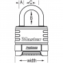 MASTER LOCK 1175DLH PROSERIES COMBINATION PADLOCK