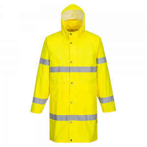 PORTWEST H442 HI-VIS RAIN COAT, 100CM