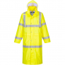 PORTWEST H445 HI-VIS RAIN COAT 122CM, YELLOW