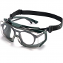 UNIVET 5X2030500 ADVANCED HYBRID OVERSPEC W/ STRAP, CLEAR LENS, AS/AF/UV400