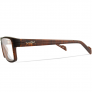 WILEY X EPIC SAFETY RX FRAME HICKORY BROWN
