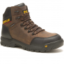 CAT P90977 RESORPTION CT WP SAFETY SHOES, SEAL BROWN