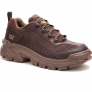 CAT P91771 INVADER SPORT LO LEATHER CT SAFETY SHOE, COFFEE BEAN