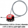 MASTER LOCK S806 CABLE LOCKOUT