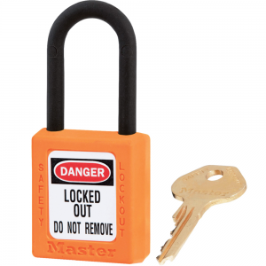 MASTER LOCK 406KAW400ORJ ZENEX SAFETY PADLOCKS