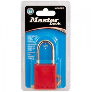 MASTER LOCK 410DRED ZENEX SAFETY PADLOCKS