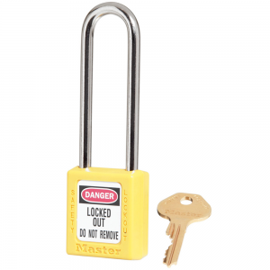 MASTER LOCK 410KALTYLW ZENEX SAFETY PADLOCKS