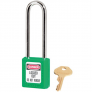 MASTER LOCK 410LTGRN ZENEX SAFETY PADLOCKS