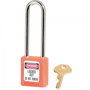 MASTER LOCK 410MKLTW417ORJ ZENEX SAFETY PADLOCKS