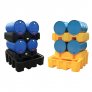 Jonesco SJ-200-002 2 Drum Rack , Yellow