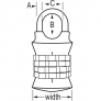 MASTER LOCK 1535DWD COMBINATION PADLOCK