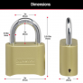 MASTER LOCK 175D COMBINATION PADLOCK