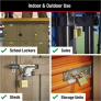 MASTER LOCK 175D COMBINATION PADLOCK