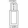 MASTER LOCK 411KABLU ZENEX SAFETY PADLOCKS
